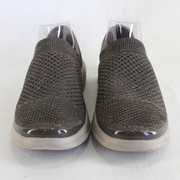 Bzees Charlie Knit Slip On Shoes Womens Size 10W Brown Mesh Comfort Walking main image 7